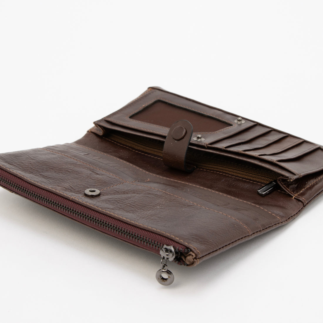 ベスジョーヤ VESGIOIA メッシュ型押しカーフ長財布 （ブラウン） ブラウン