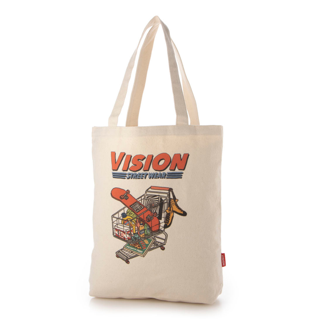 ヴィジョン ストリート ウェア VISION STREET WEAR 【VISION STREET WEAR/ヴィジョンストリートウェア】キャンバス トートバッグ,B柄
