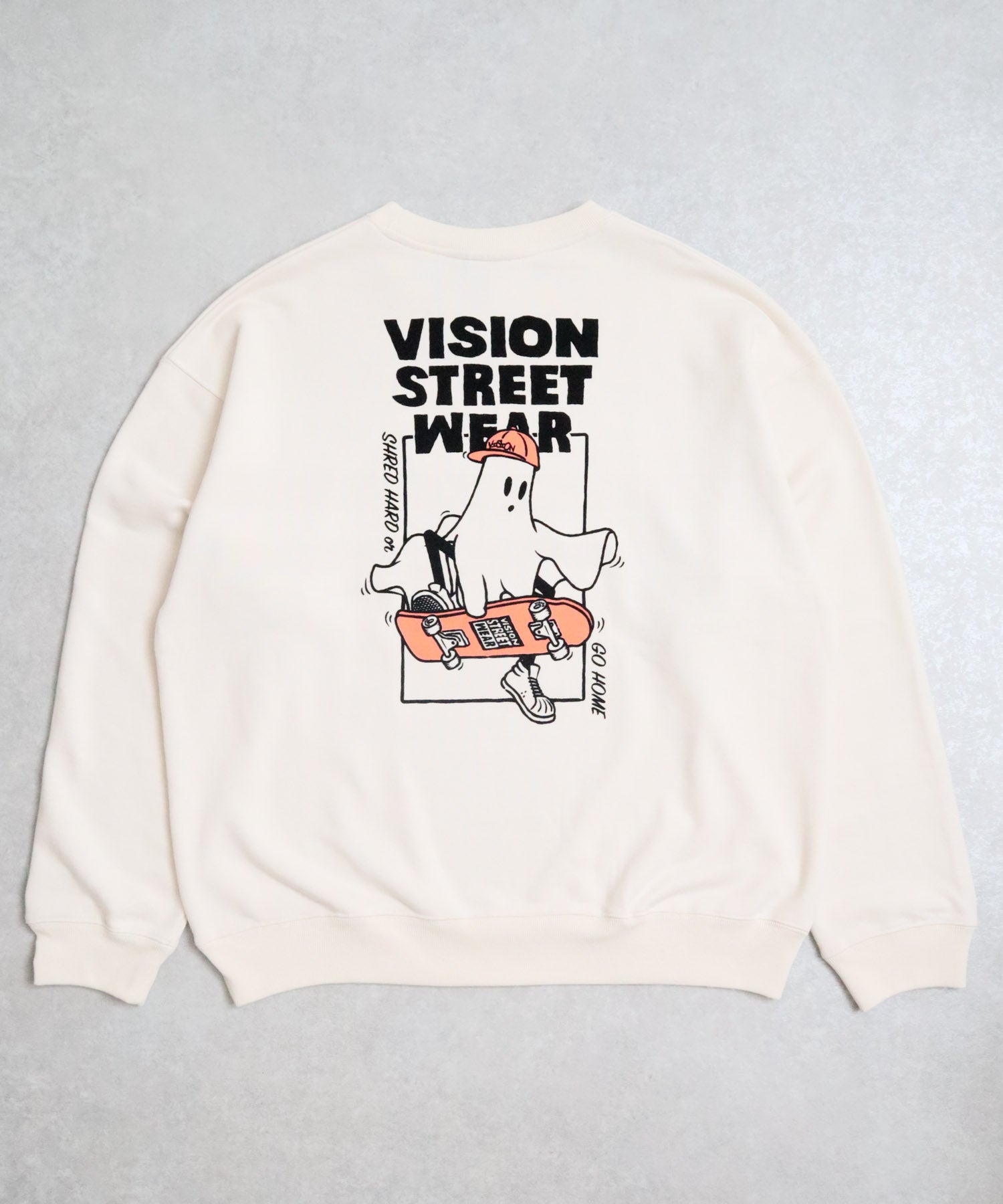 ヴィジョン ストリート ウェア VISION STREET WEAR ゴーストスケータースウェット （オフホワイト） オフホワイト