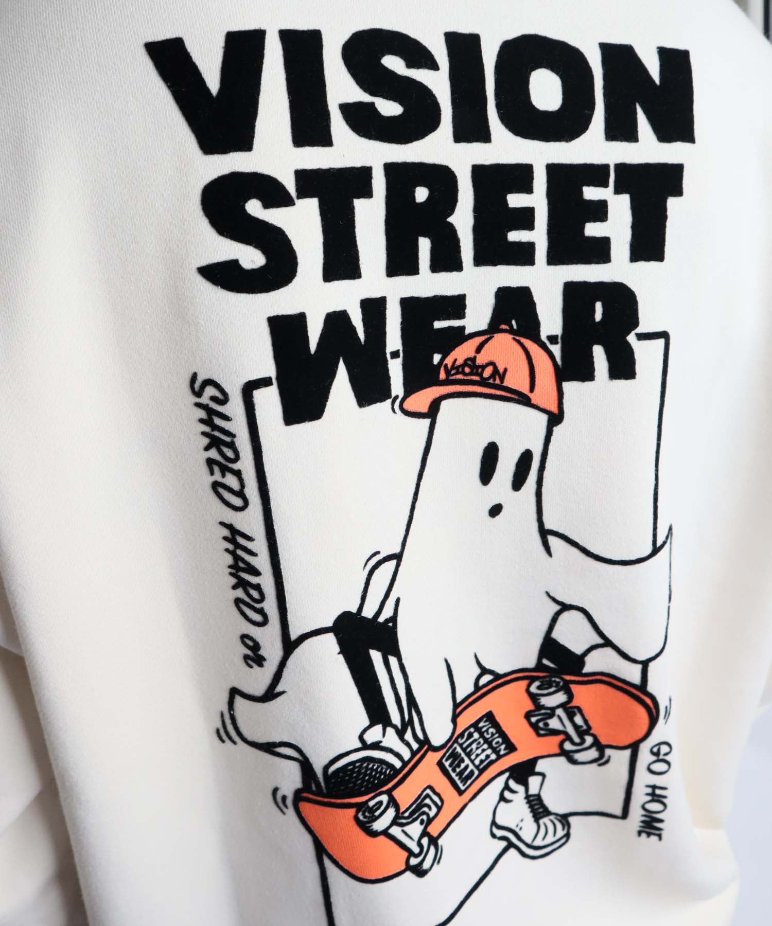 ヴィジョン ストリート ウェア VISION STREET WEAR ゴーストスケータースウェット （オフホワイト） オフホワイト