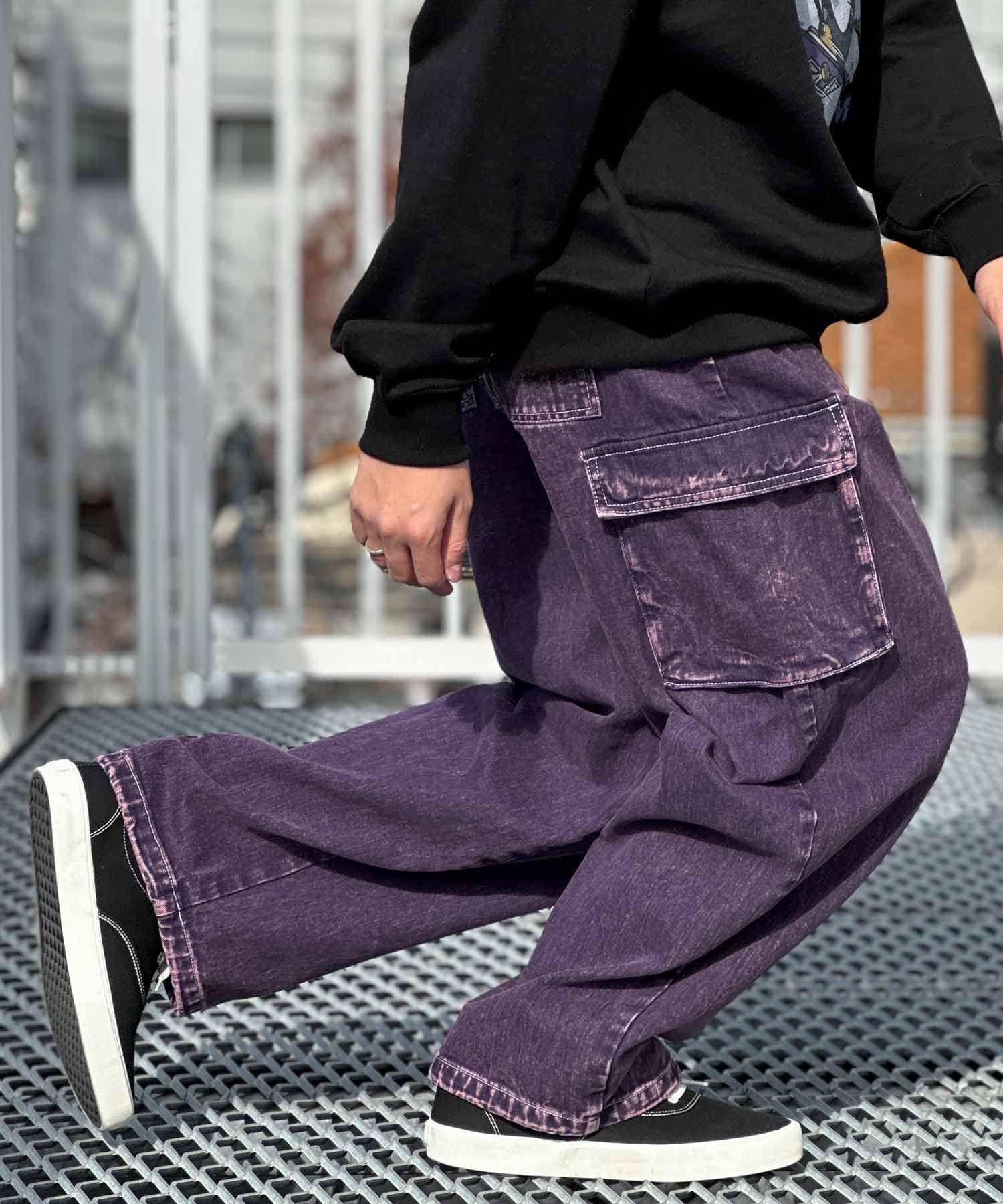 ヴィジョン ストリート ウェア VISION STREET WEAR カラーデニムカーゴパンツ