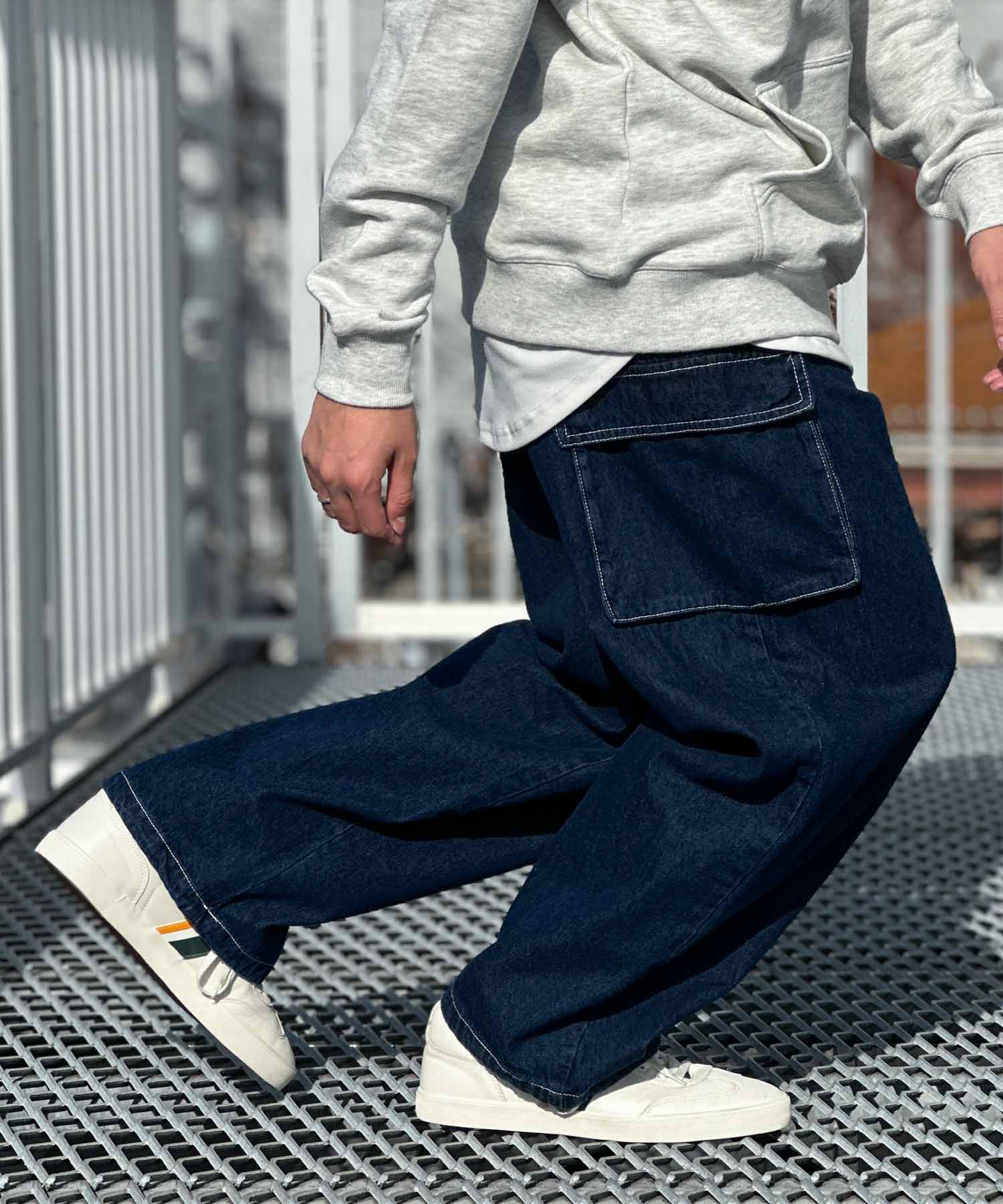 ヴィジョン ストリート ウェア VISION STREET WEAR カラーデニムカーゴパンツ