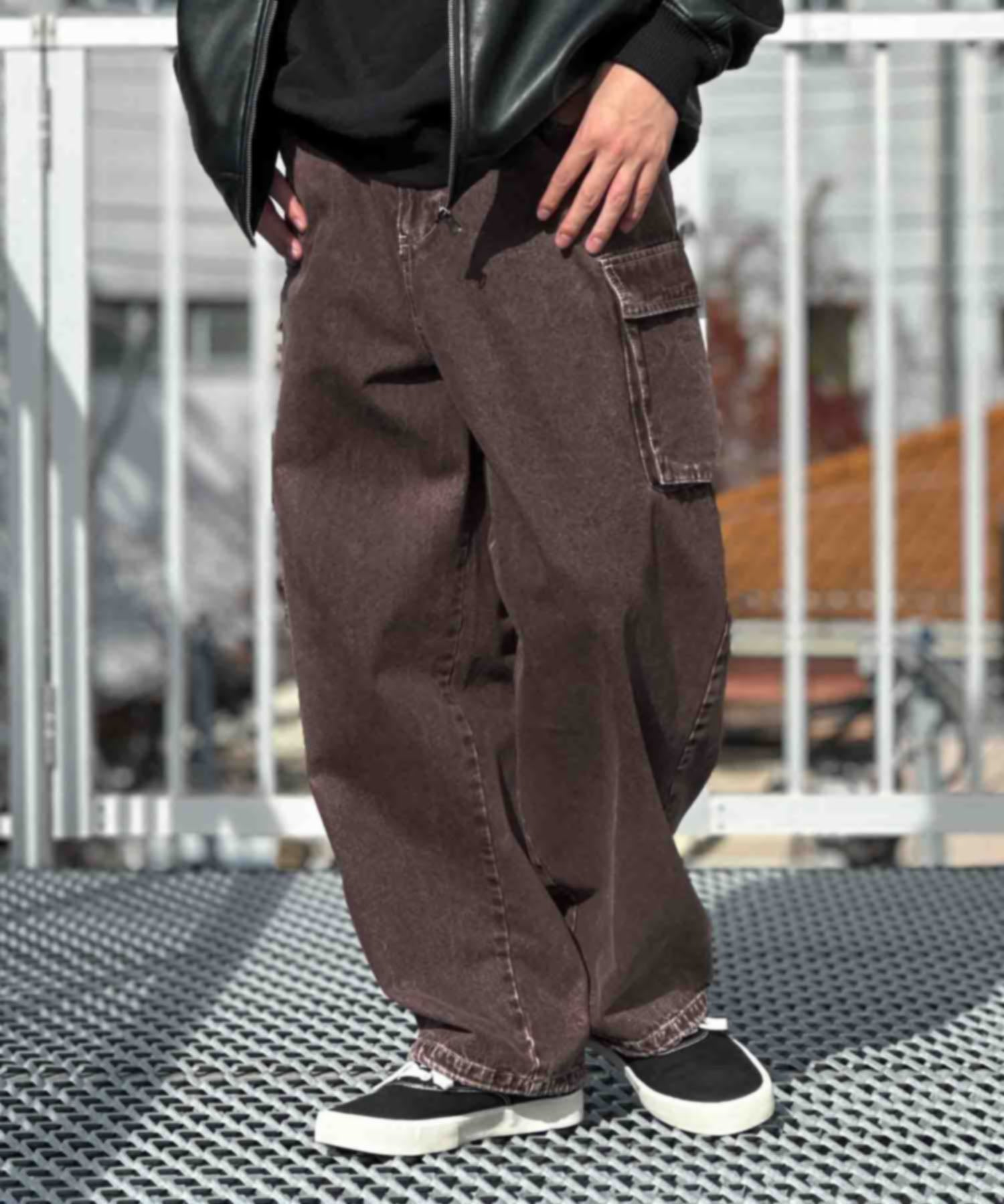 ヴィジョン ストリート ウェア VISION STREET WEAR カラーデニムカーゴパンツ