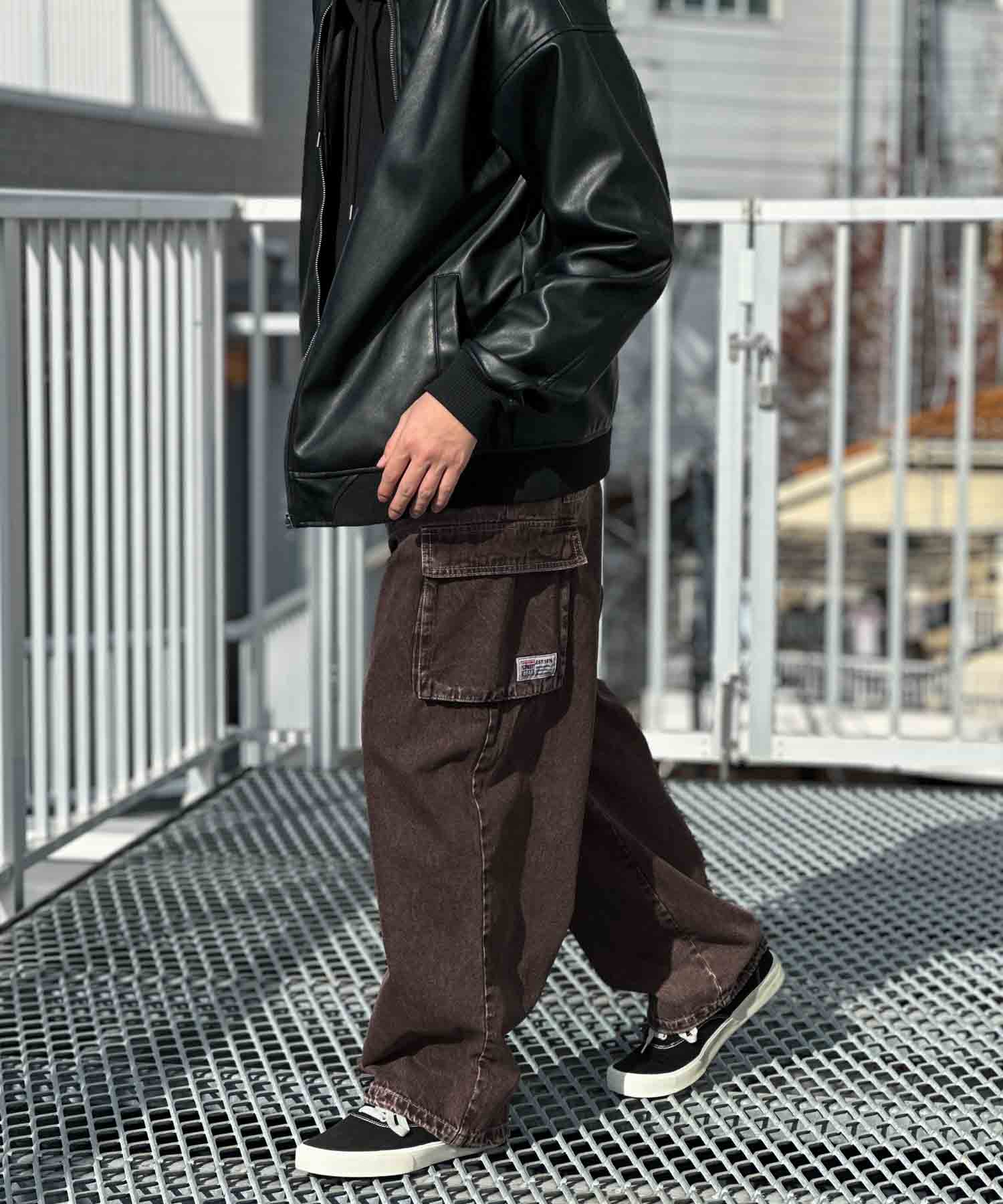 ヴィジョン ストリート ウェア VISION STREET WEAR カラーデニムカーゴパンツ