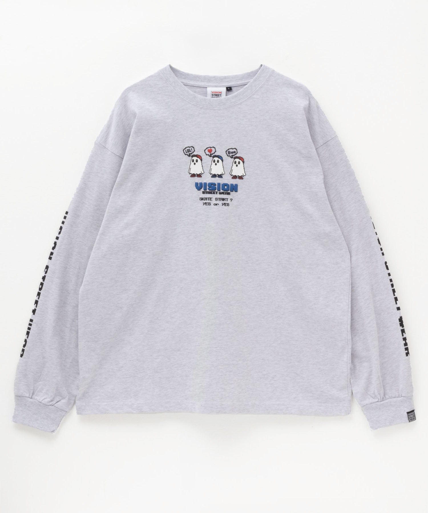 ヴィジョン ストリート ウェア VISION STREET WEAR ピクセルゴースト長袖Tシャツ