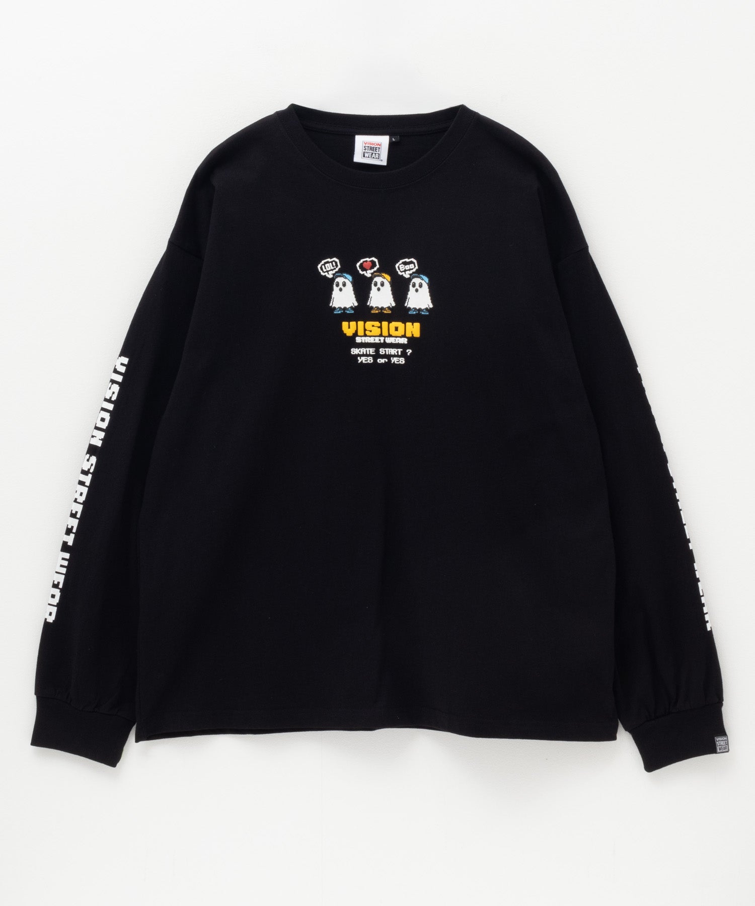 ヴィジョン ストリート ウェア VISION STREET WEAR ピクセルゴースト長袖Tシャツ