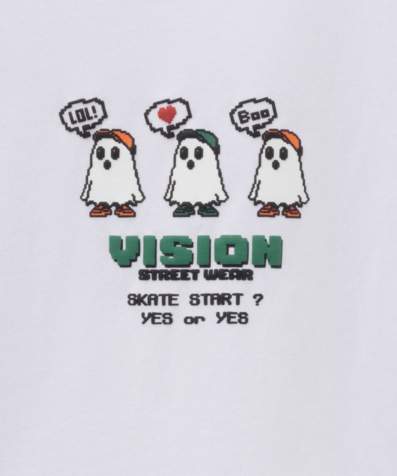 ヴィジョン ストリート ウェア VISION STREET WEAR ピクセルゴースト長袖Tシャツ