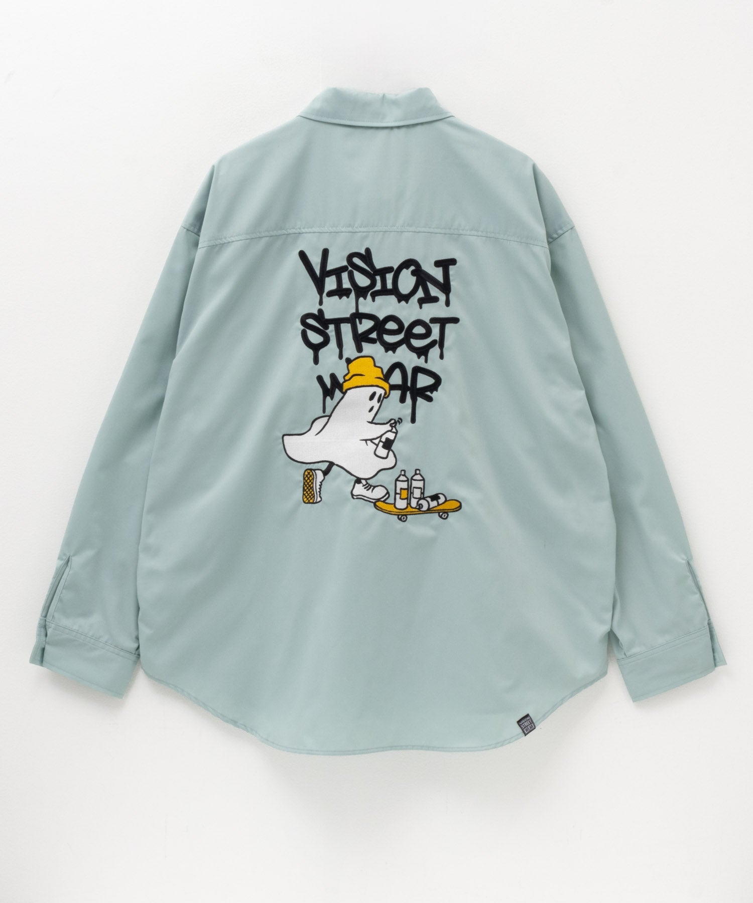 ヴィジョン ストリート ウェア VISION STREET WEAR ゴースト刺繍シャツ