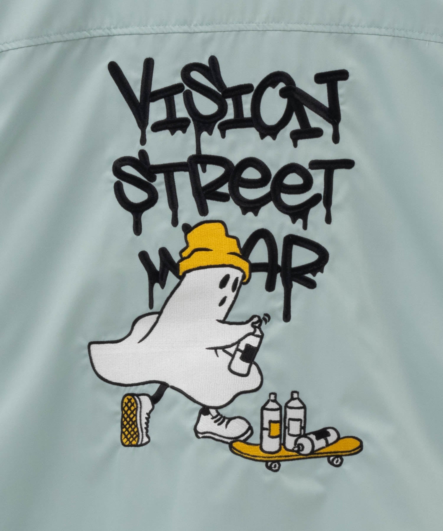 ヴィジョン ストリート ウェア VISION STREET WEAR ゴースト刺繍シャツ