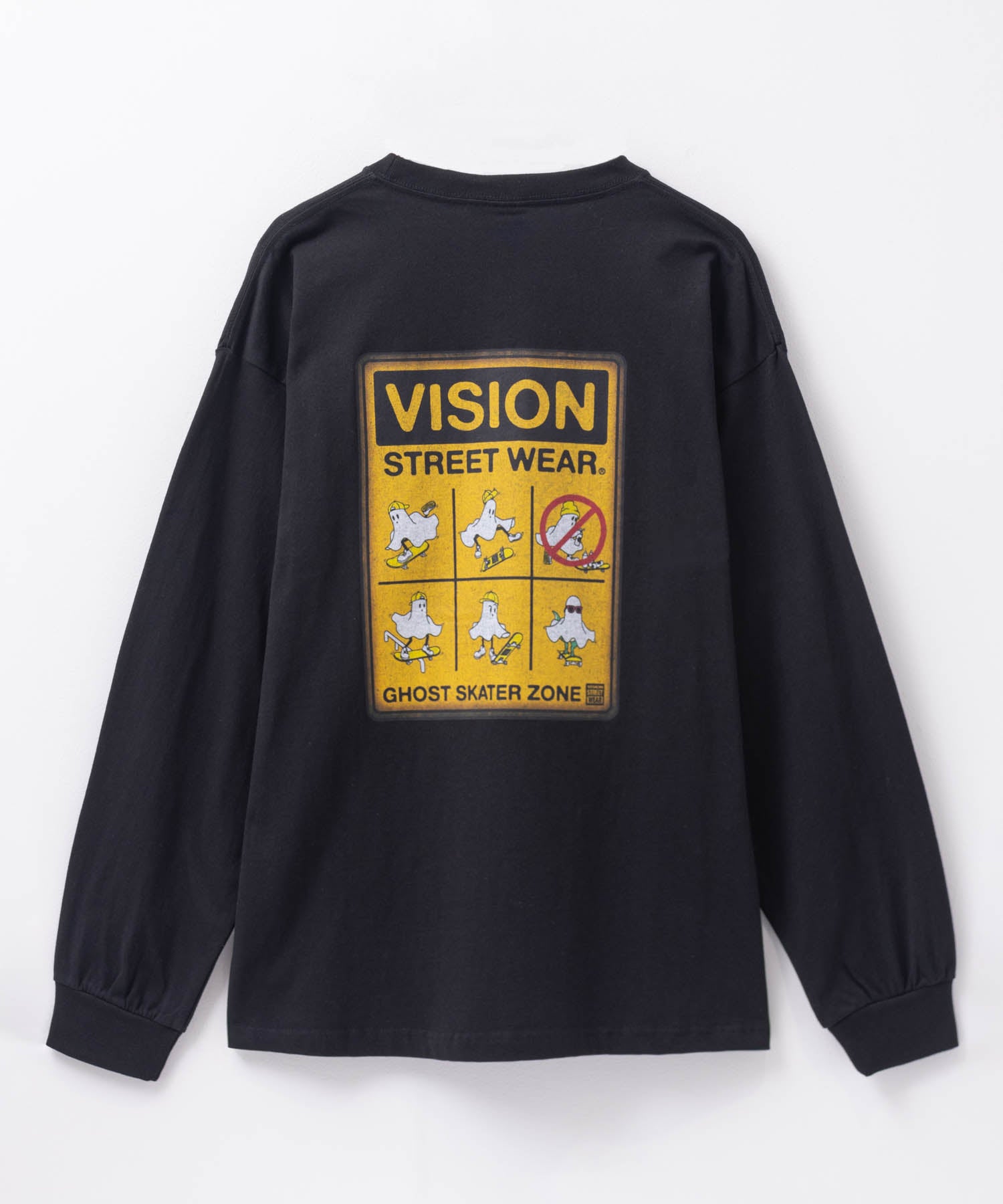 維吉恩街頭服飾 VISION STREET WEAR 鬼魂標誌長袖T恤