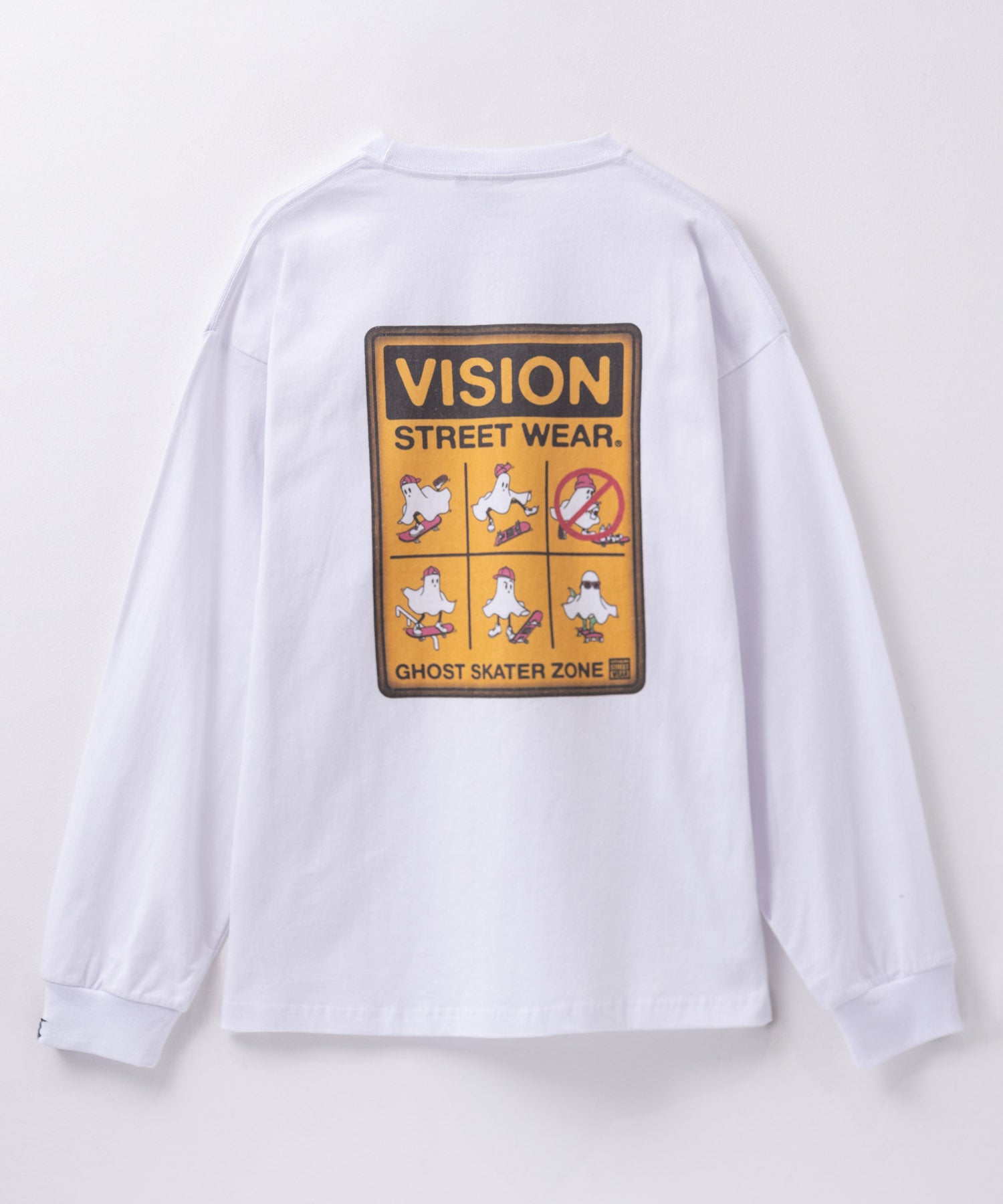 維吉恩街頭服飾 VISION STREET WEAR 鬼魂標誌長袖T恤