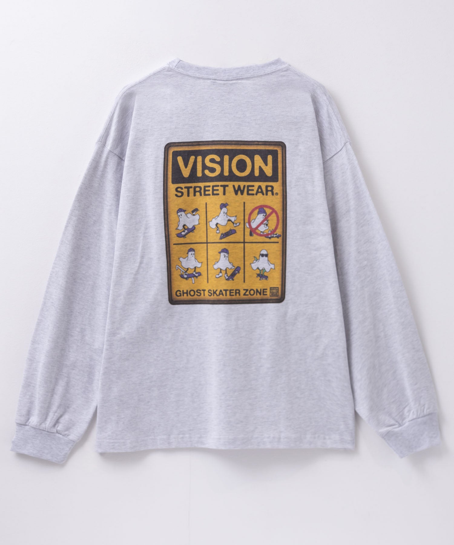 維吉恩街頭服飾 VISION STREET WEAR 鬼魂標誌長袖T恤