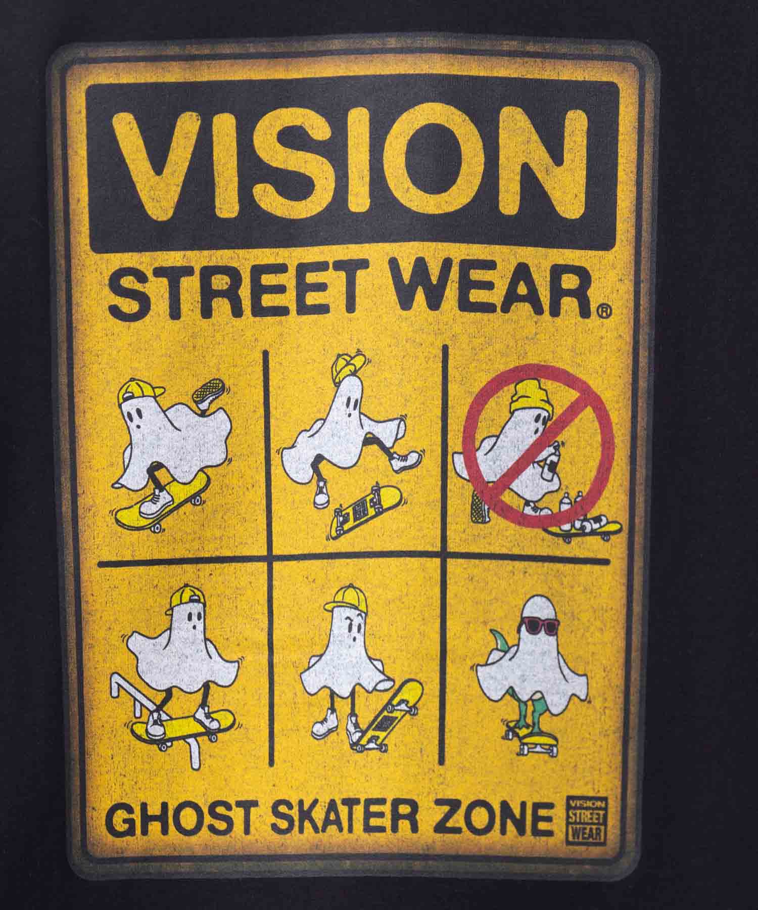 維吉恩街頭服飾 VISION STREET WEAR 鬼魂標誌長袖T恤