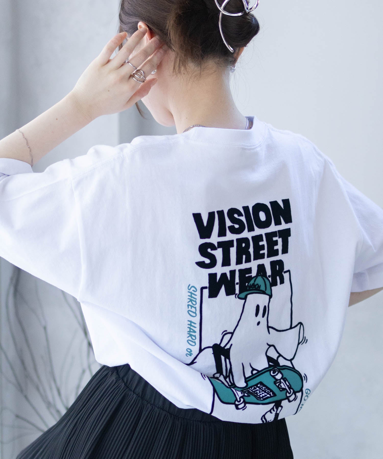 ヴィジョン ストリート ウェア VISION STREET WEAR ゴーストスケーターTシャツ