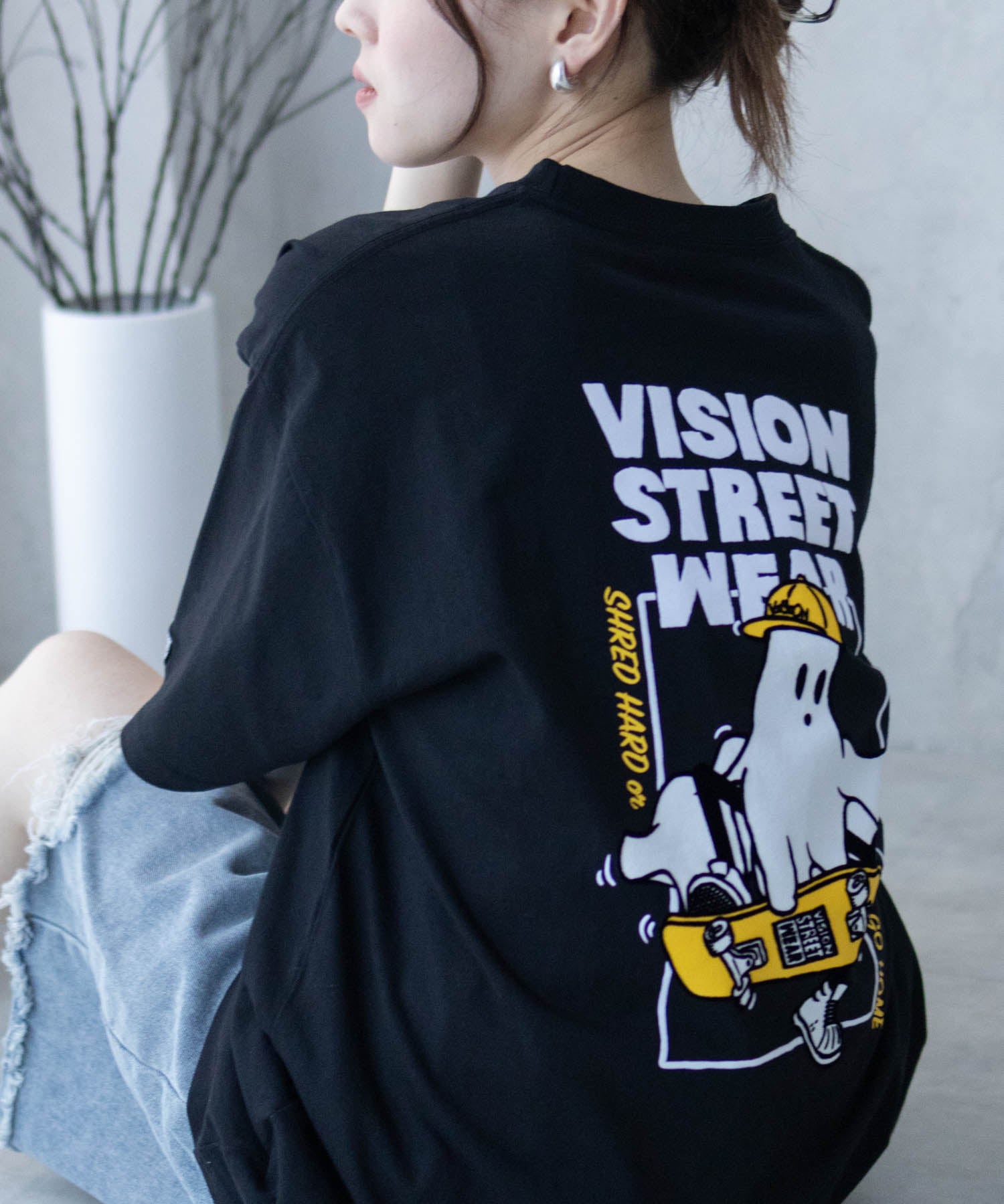 ヴィジョン ストリート ウェア VISION STREET WEAR ゴーストスケーターTシャツ