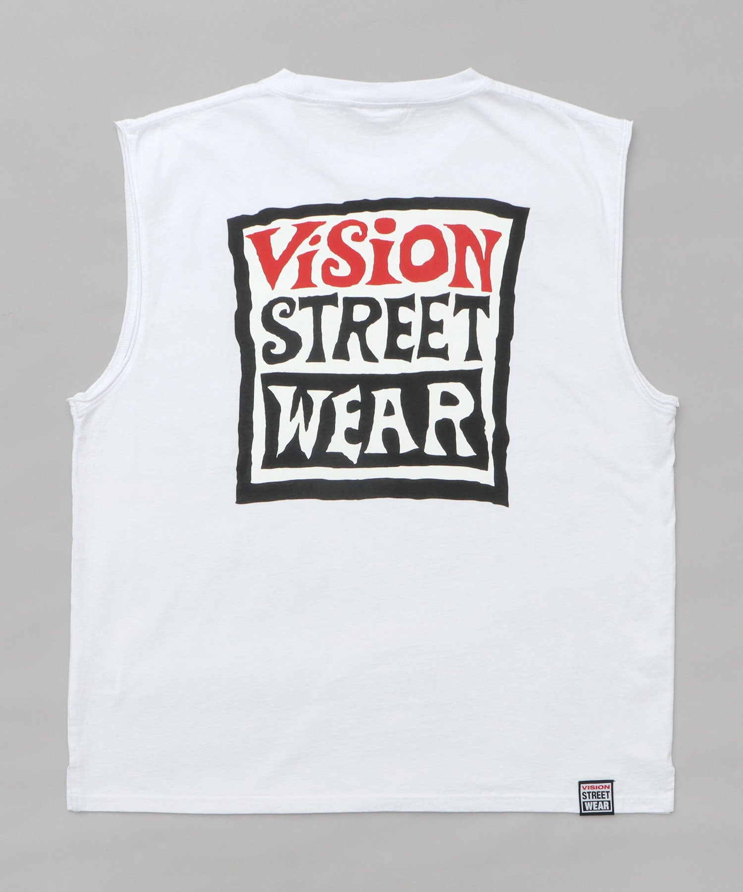 ヴィジョン ストリート ウェア VISION STREET WEAR ビッグシルエット ヴィンテージロゴ ノースリーブTシャツ （ブラック） ブラック