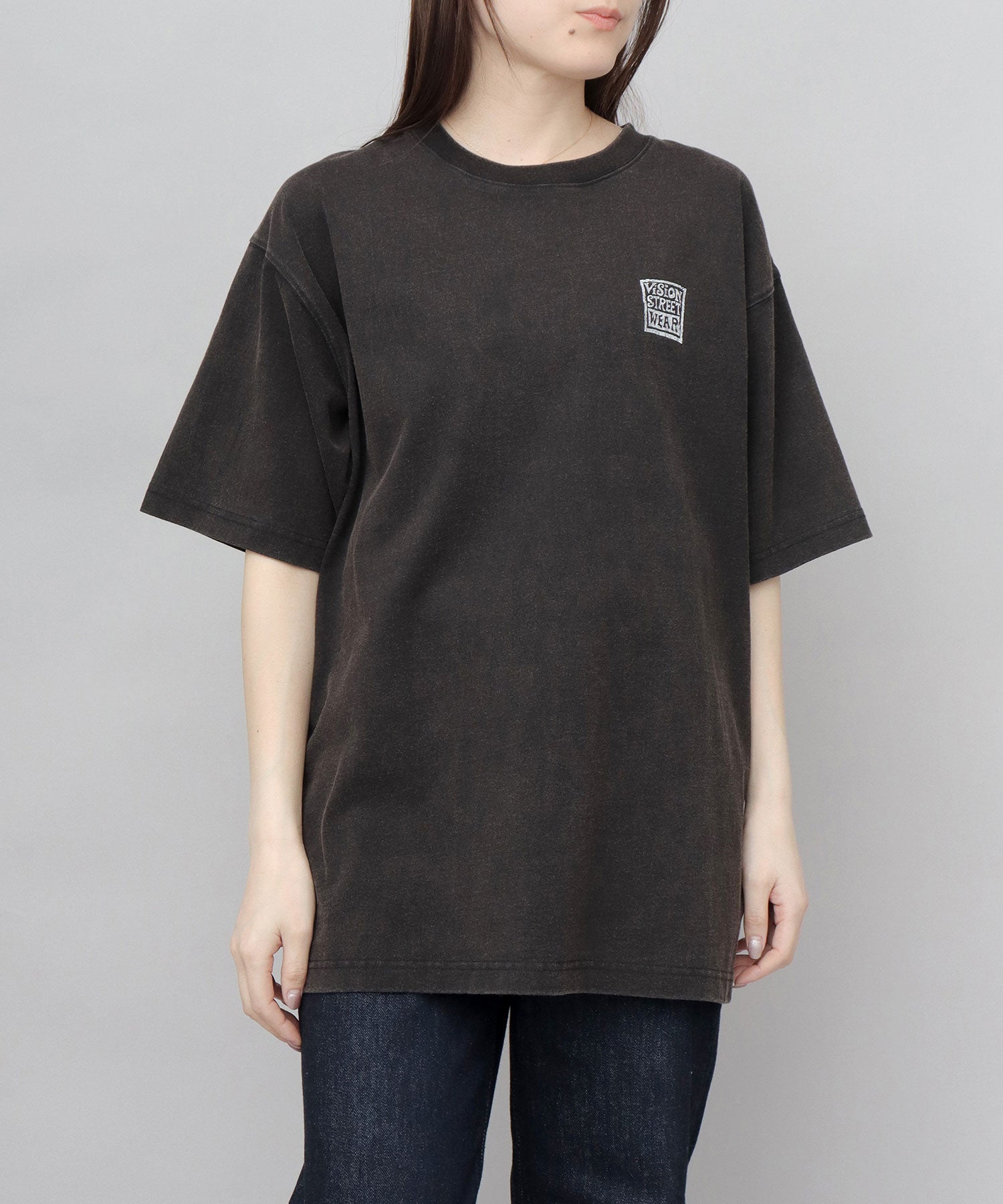ヴィジョン ストリート ウェア VISION STREET WEAR ビッグシルエット ヴィンテージロゴ Tシャツ （ブラック） ブラック