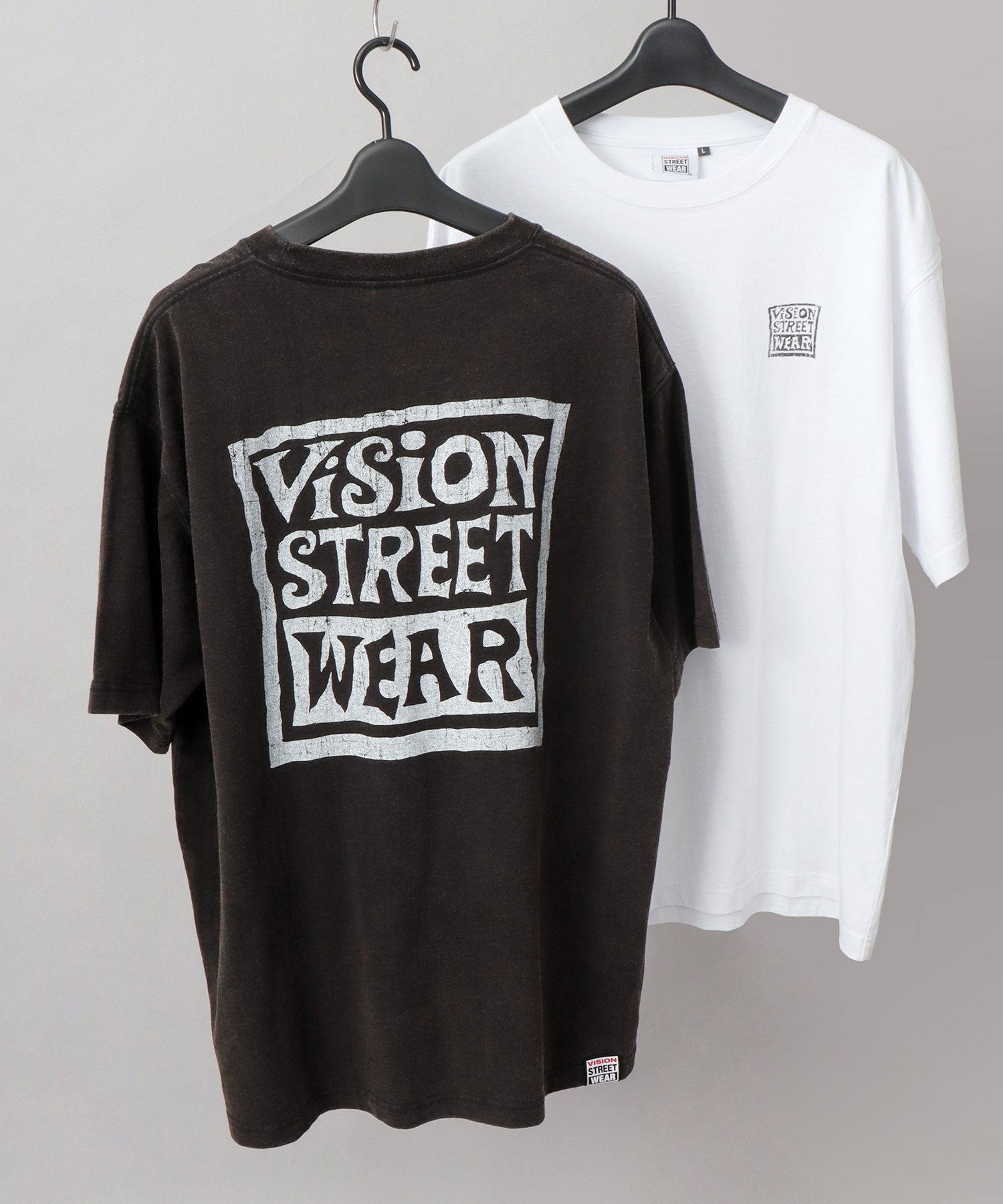 ヴィジョン ストリート ウェア VISION STREET WEAR ビッグシルエット ヴィンテージロゴ Tシャツ （ブラック） ブラック