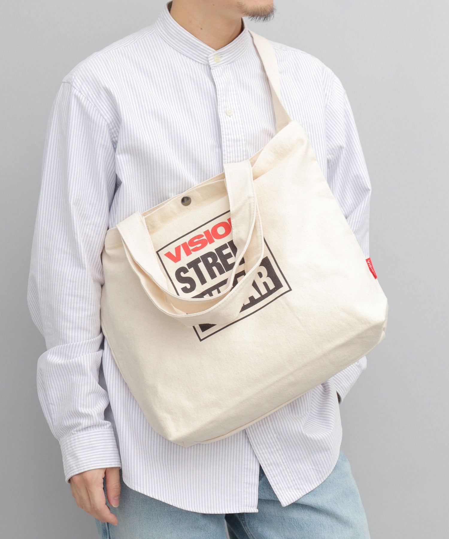 ヴィジョン ストリート ウェア VISION STREET WEAR ヴィジョンストリートウェア 2WAY キャンバス ショルダーバッグ トートバッグ