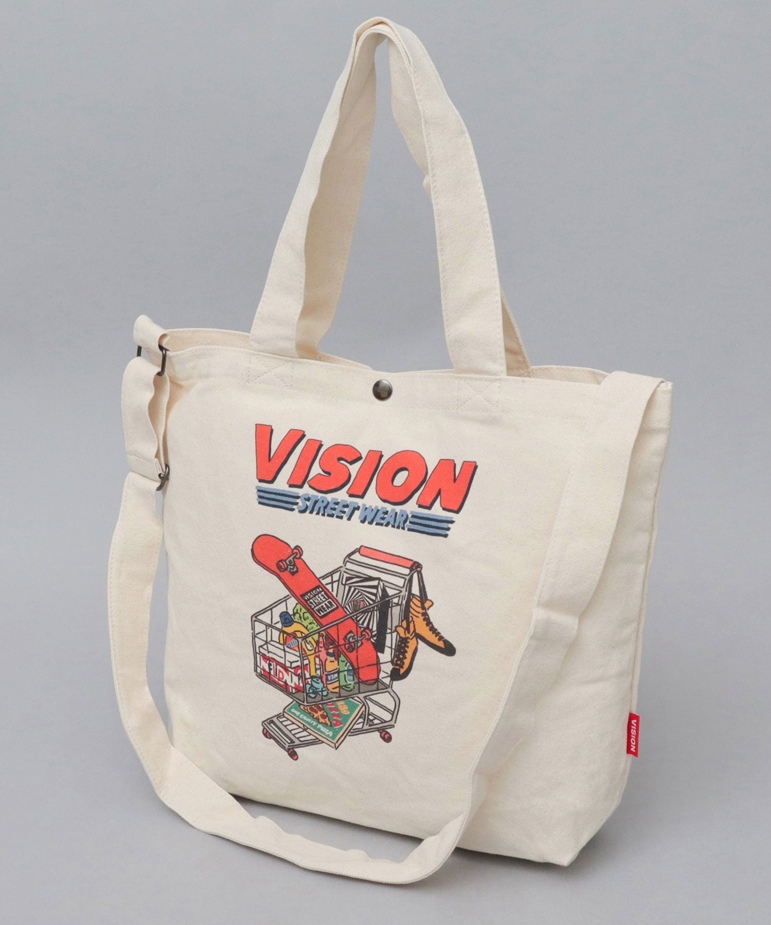 ヴィジョン ストリート ウェア VISION STREET WEAR ヴィジョンストリートウェア 2WAY キャンバス ショルダーバッグ トートバッグ