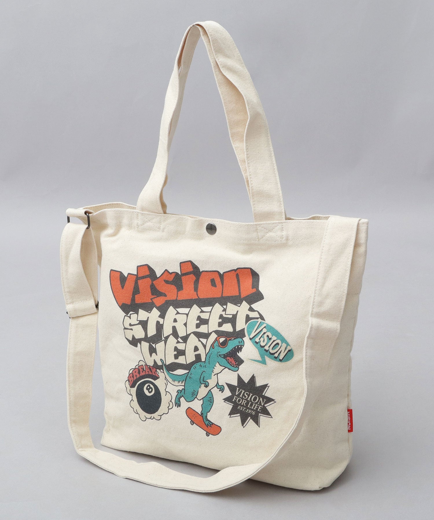 ヴィジョン ストリート ウェア VISION STREET WEAR ヴィジョンストリートウェア 2WAY キャンバス ショルダーバッグ トートバッグ