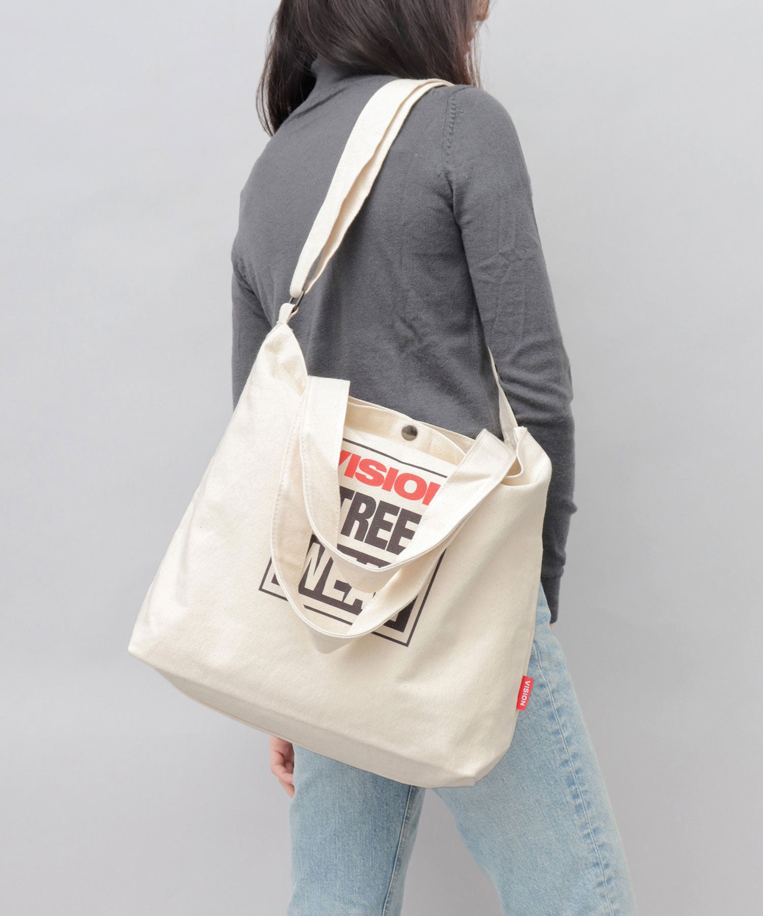 ヴィジョン ストリート ウェア VISION STREET WEAR ヴィジョンストリートウェア 2WAY キャンバス ショルダーバッグ トートバッグ