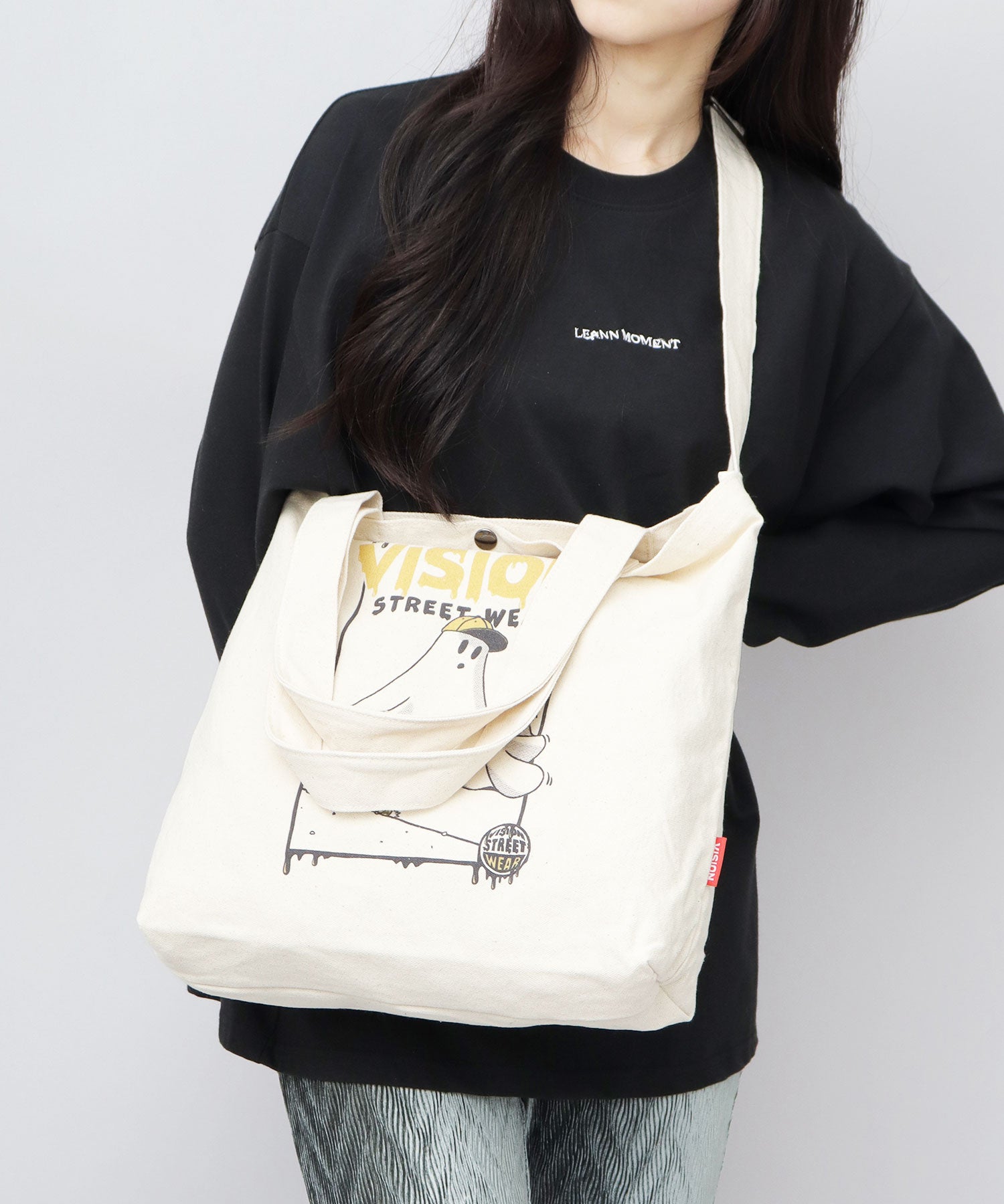 ヴィジョン ストリート ウェア VISION STREET WEAR ヴィジョンストリートウェア 2WAY キャンバス ショルダーバッグ トートバッグ