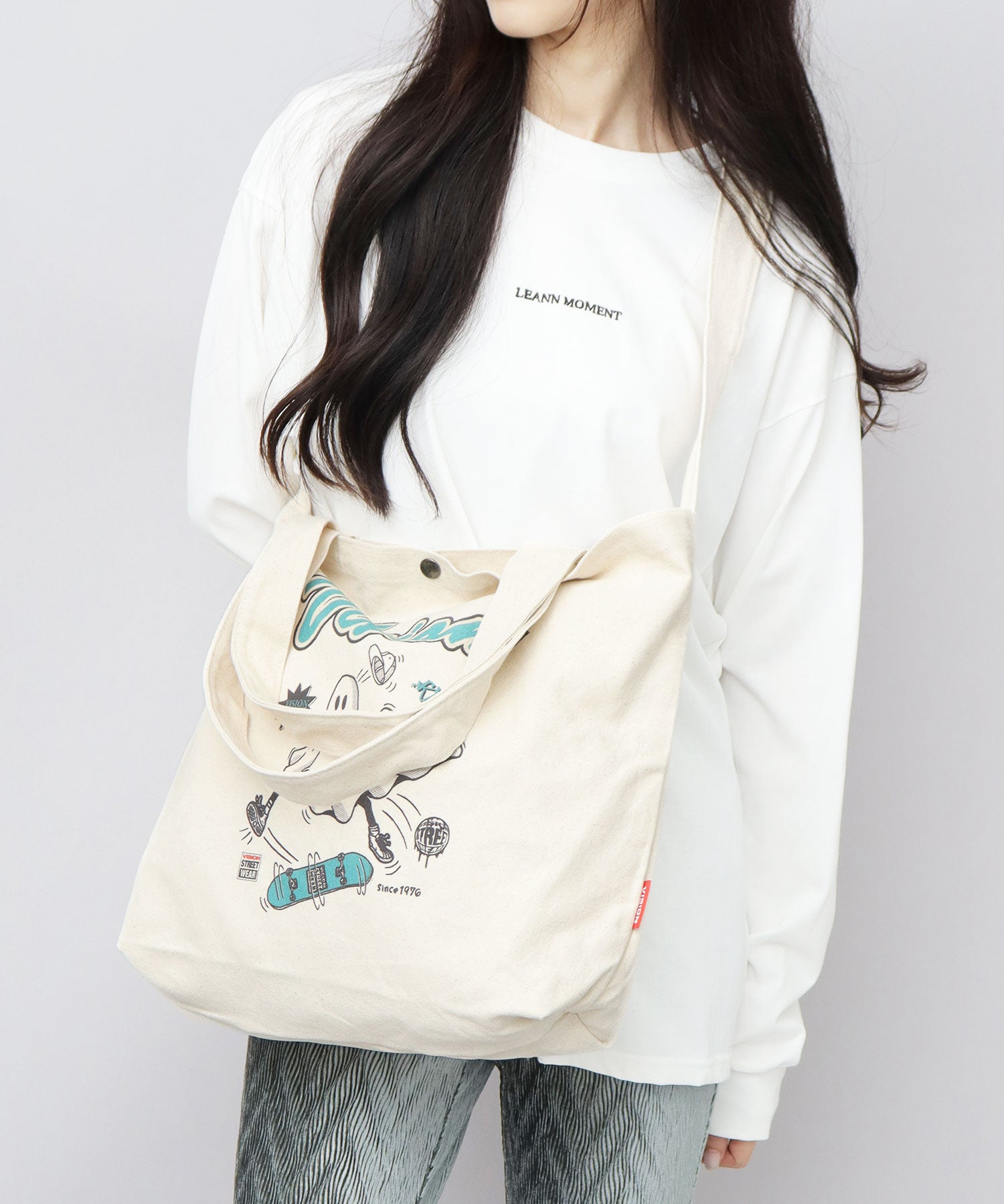 ヴィジョン ストリート ウェア VISION STREET WEAR ヴィジョンストリートウェア 2WAY キャンバス ショルダーバッグ トートバッグ