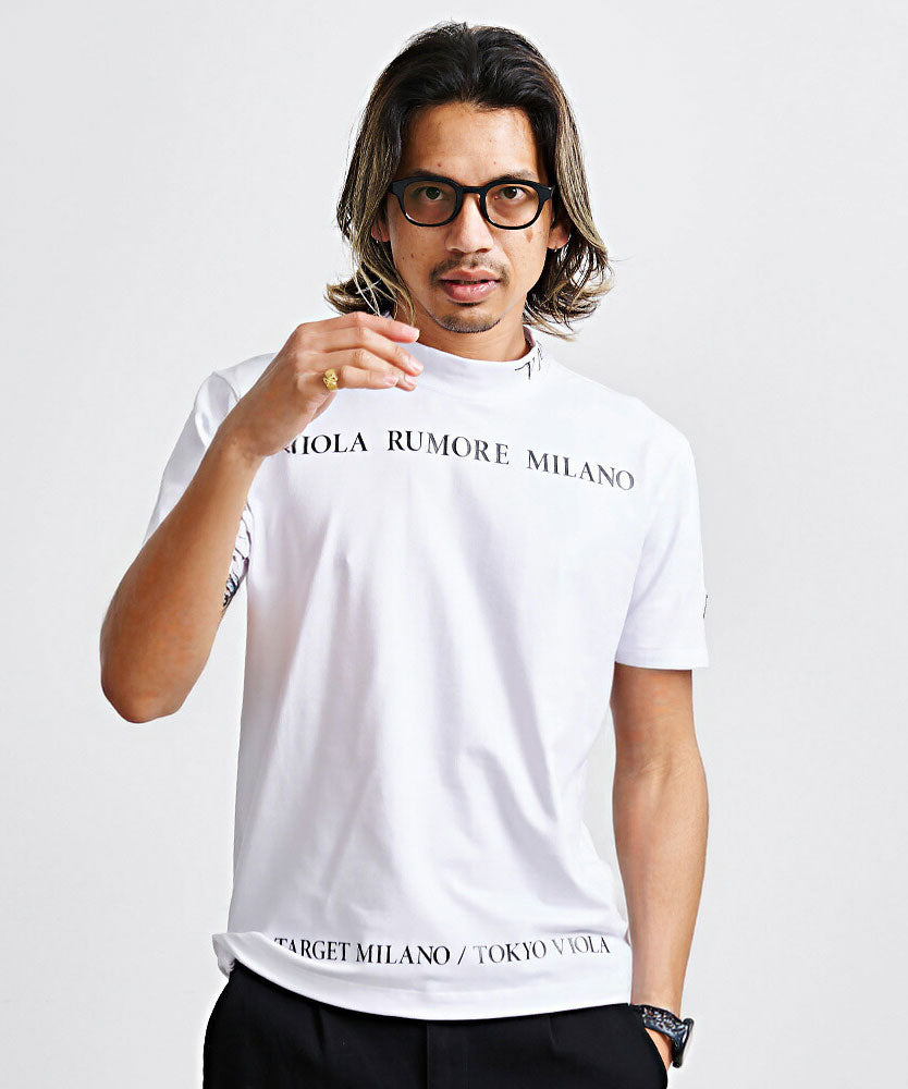 ヴィオラ VIOLA VIOLA モックネック半袖Tシャツ （3-1(WHITE/ホワイト)） 3-1(WHITE/ホワイト)