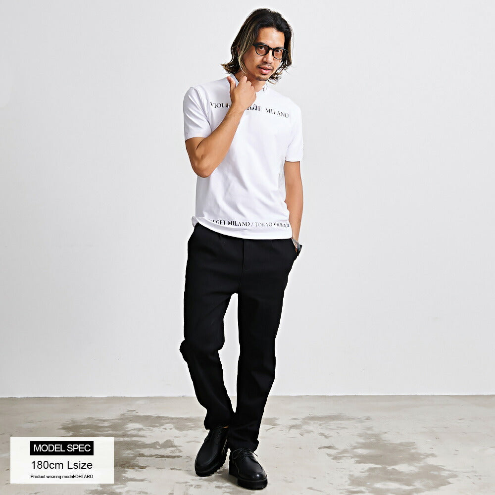 ヴィオラ VIOLA VIOLA モックネック半袖Tシャツ （3-1(WHITE/ホワイト)） 3-1(WHITE/ホワイト)