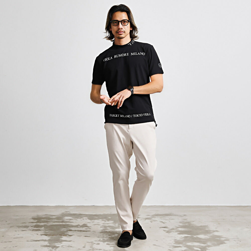 ヴィオラ VIOLA VIOLA モックネック半袖Tシャツ （3-1(WHITE/ホワイト)） 3-1(WHITE/ホワイト)
