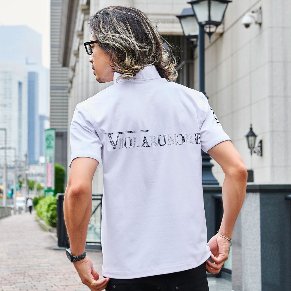 Viola e Viola VIOLA VIOLA Half ZIP Short Sleeve Polo