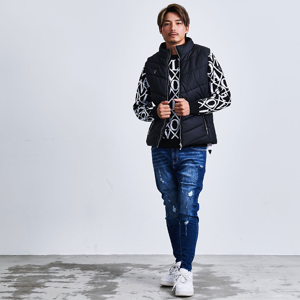 ヴィオラ VIOLA VIOLA PU中綿ベスト （3-3(BLACK/ブラック)） 3-3(BLACK/ブラック)