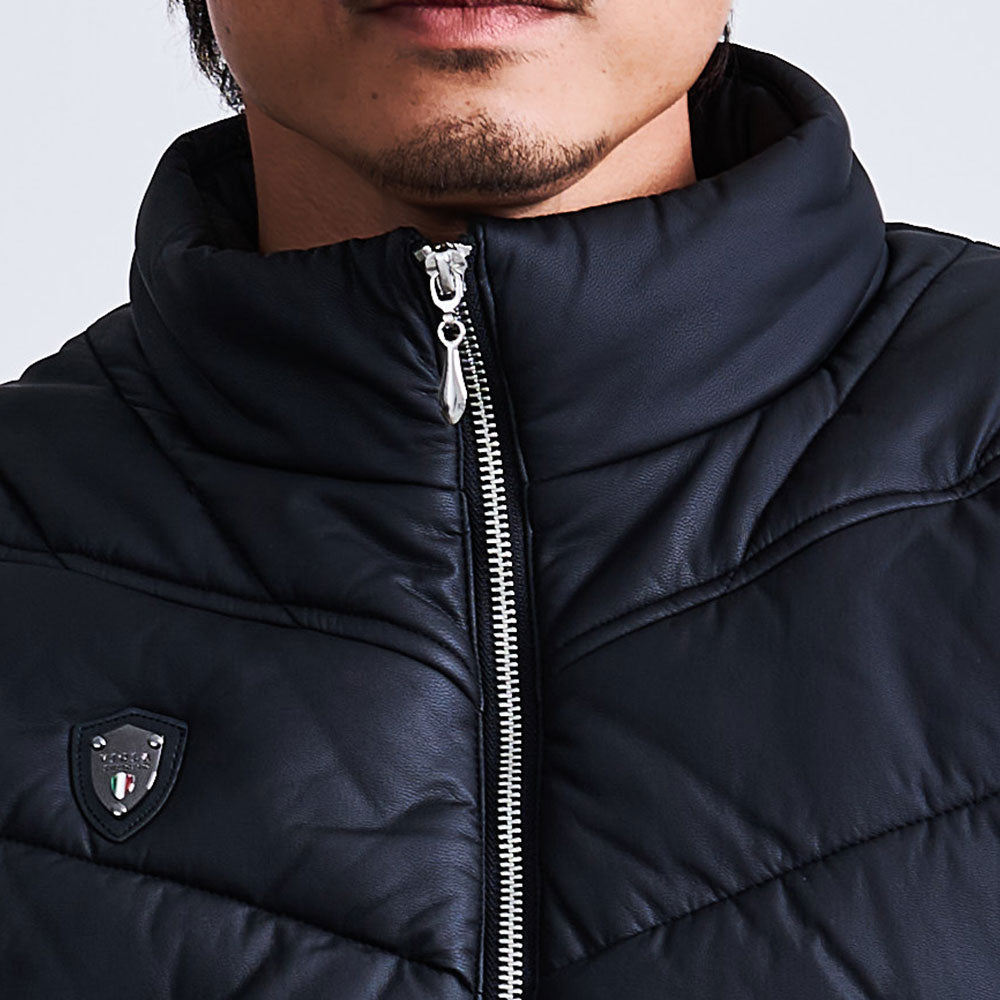 ヴィオラ VIOLA VIOLA PU中綿ベスト （3-3(BLACK/ブラック)） 3-3(BLACK/ブラック)