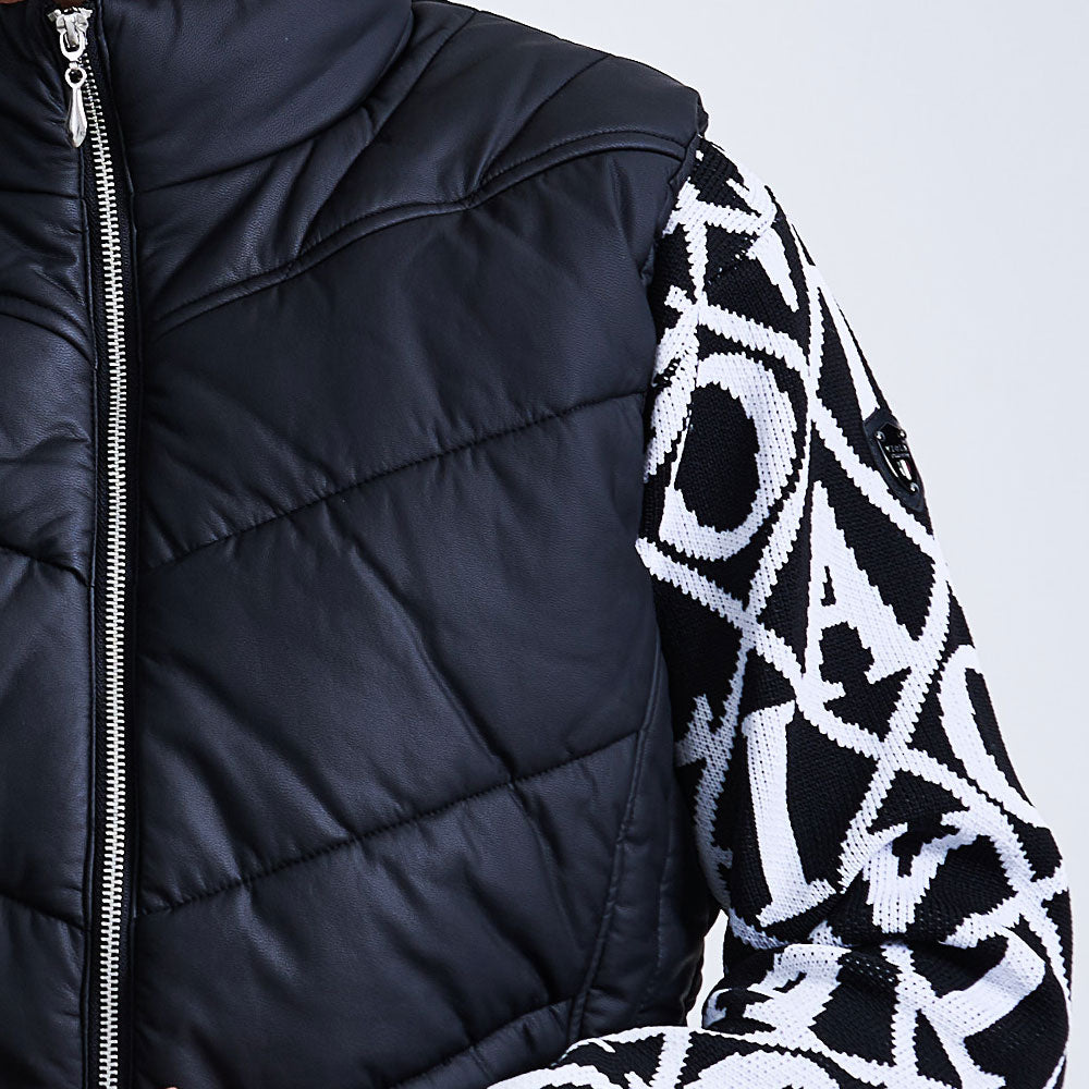 ヴィオラ VIOLA VIOLA PU中綿ベスト （3-3(BLACK/ブラック)） 3-3(BLACK/ブラック)