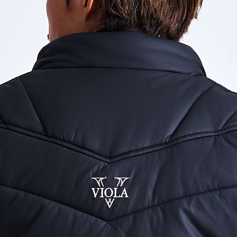 ヴィオラ VIOLA VIOLA PU中綿ベスト （3-3(BLACK/ブラック)） 3-3(BLACK/ブラック)