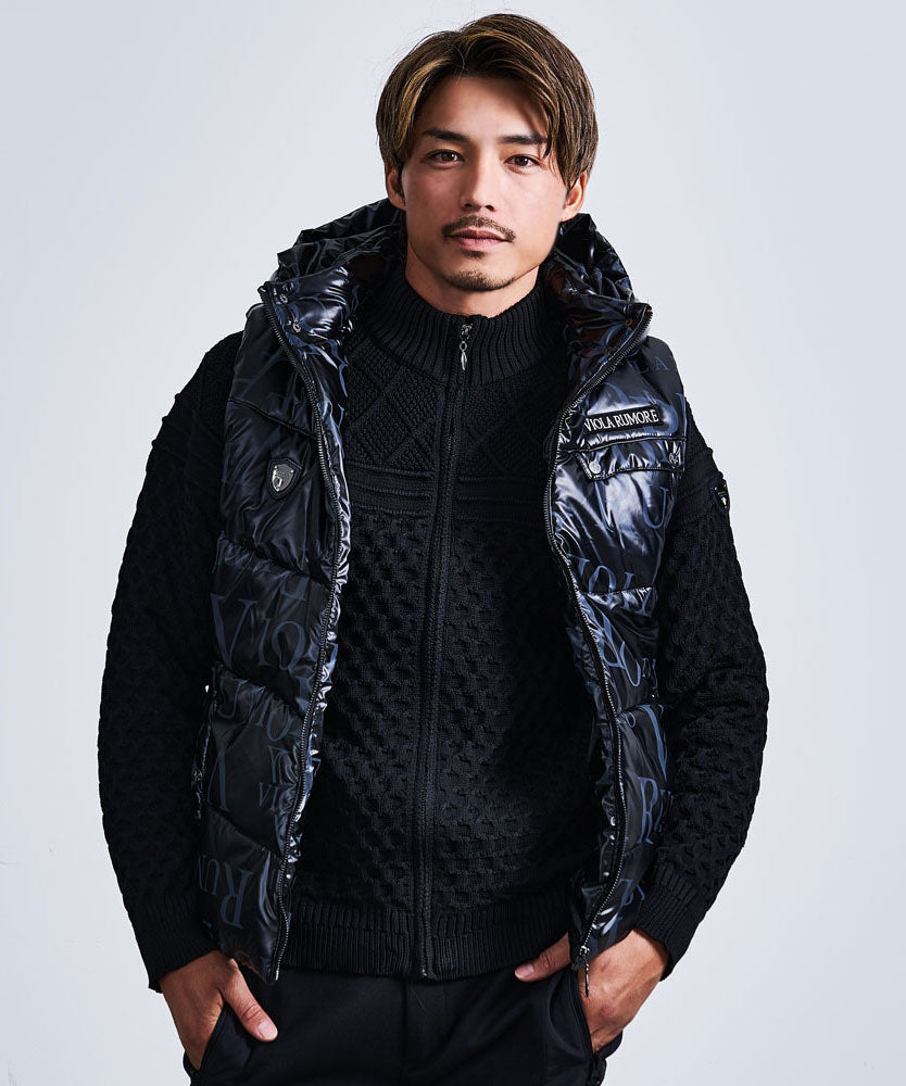 ヴィオラ VIOLA VIOLA フード脱着中綿ベスト （3-3(BLACK/ブラック)） 3-3(BLACK/ブラック)