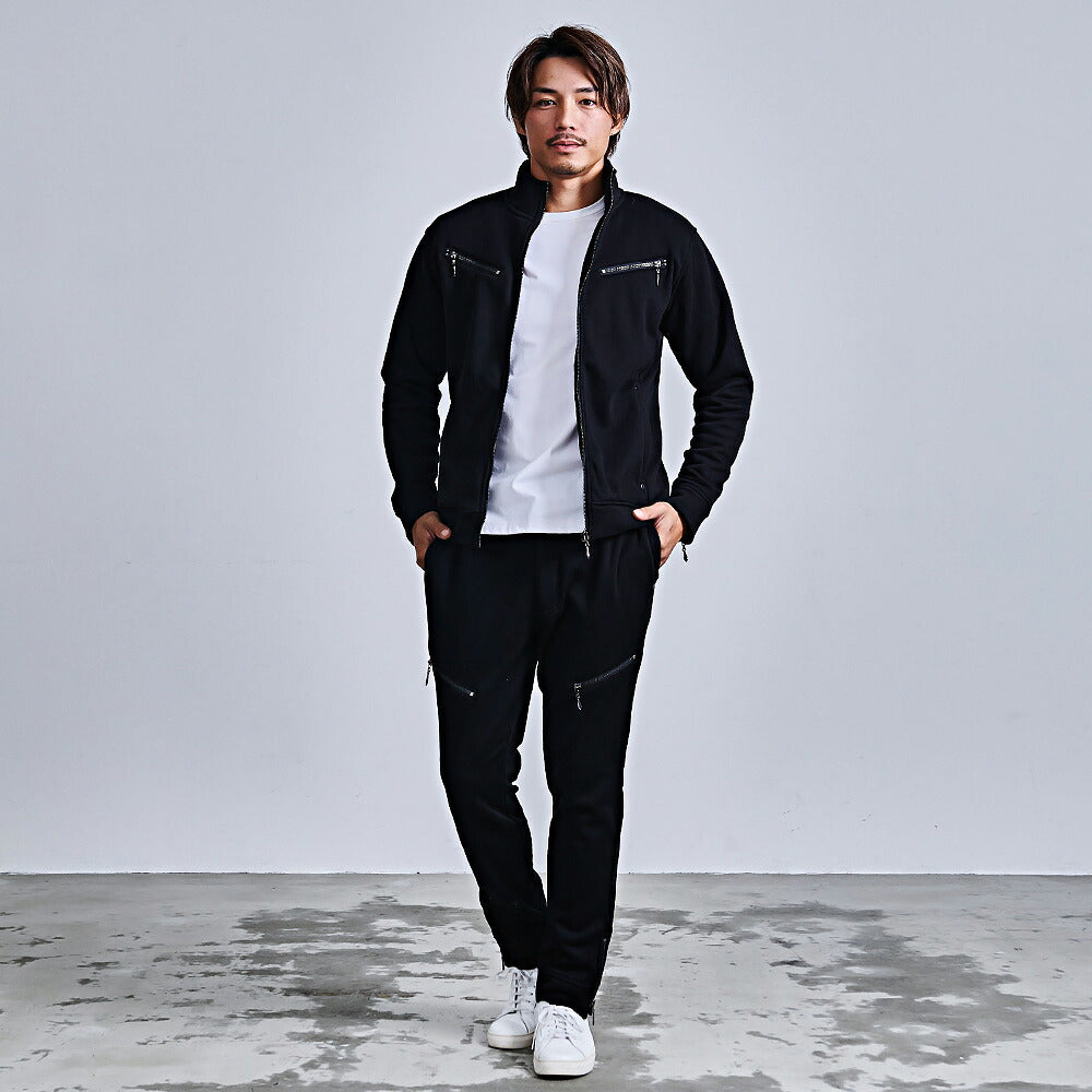 ヴィオラ VIOLA VIOLA フリース起毛ZIPジャケット （2-1(M.GRAY/杢グレー)） 2-1(M.GRAY/杢グレー)