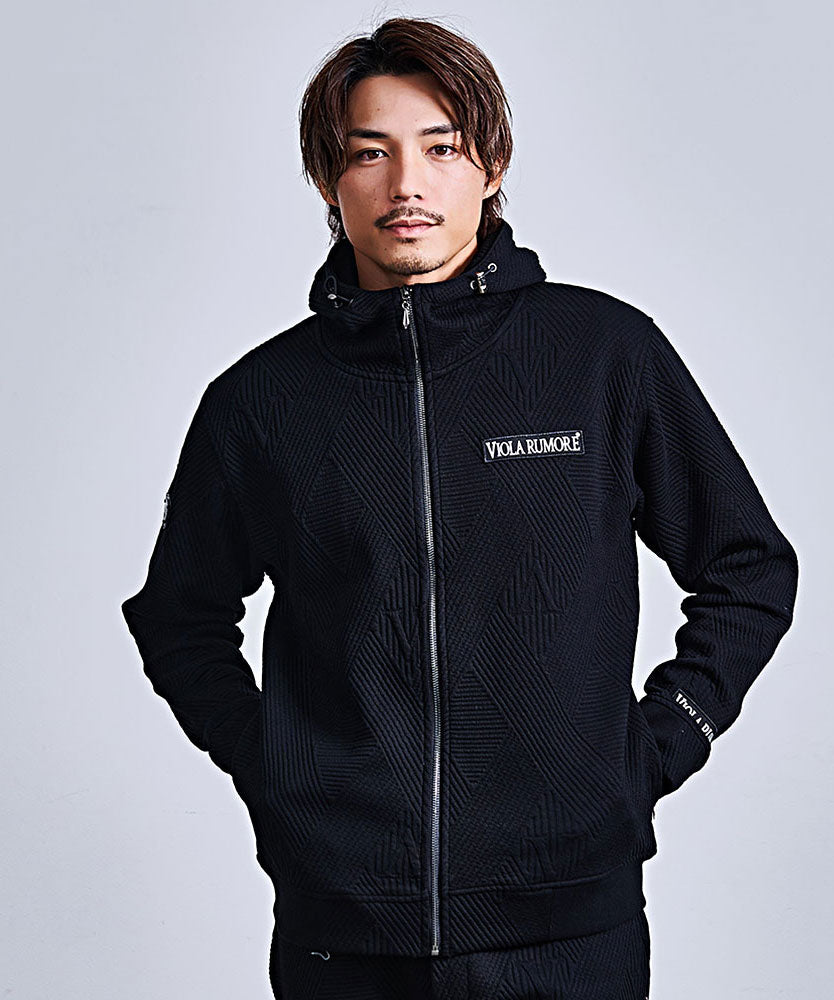 ヴィオラ VIOLA VIOLA 接結JQ長袖ZIPパーカー （3-3(BLACK/ブラック)） 3-3(BLACK/ブラック)