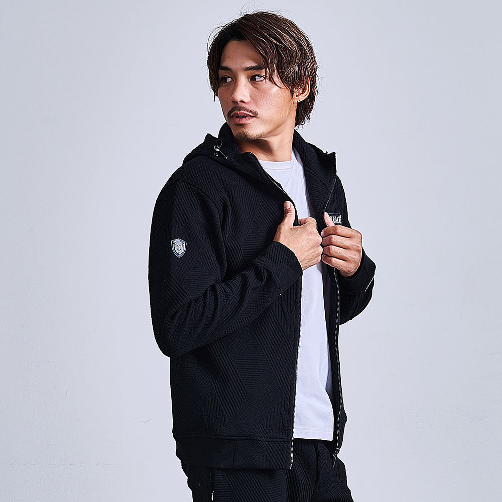 ヴィオラ VIOLA VIOLA 接結JQ長袖ZIPパーカー （3-3(BLACK/ブラック)） 3-3(BLACK/ブラック)