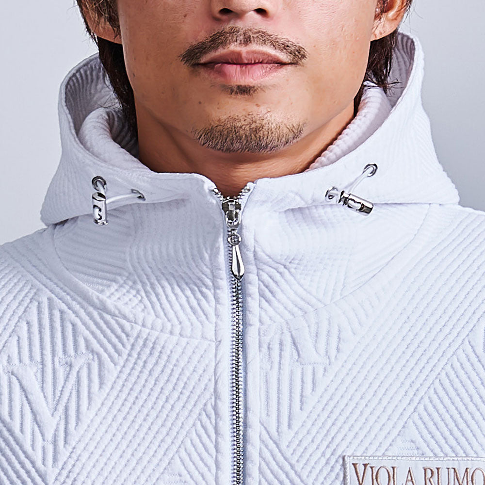 ヴィオラ VIOLA VIOLA 接結JQ長袖ZIPパーカー （3-3(BLACK/ブラック)） 3-3(BLACK/ブラック)