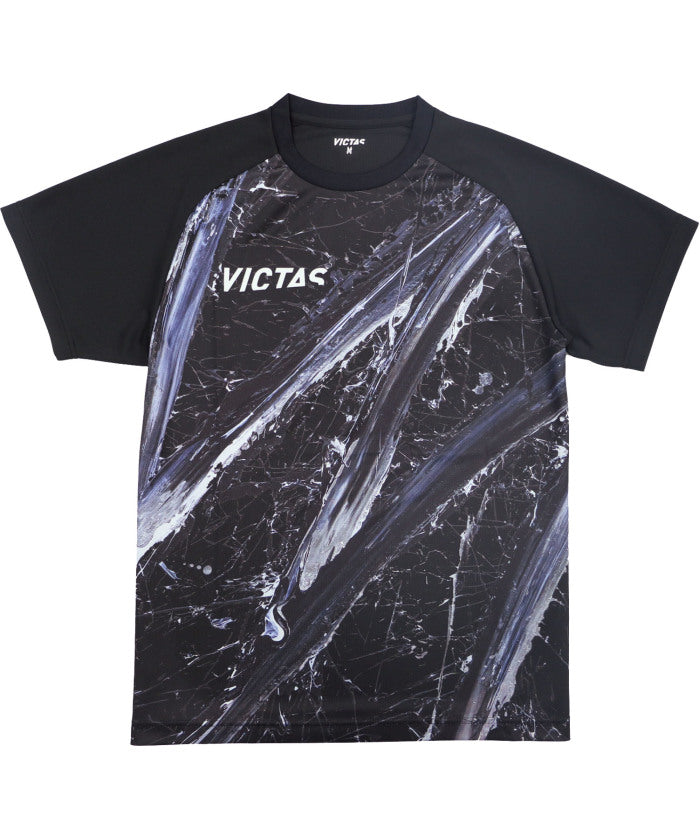 ヴィクタス VICTAS VICTAS ヴィクタス 卓球 Vー24 レプリカシャツベーシック シャツ レプリカ 半袖 練習 （RD） RD