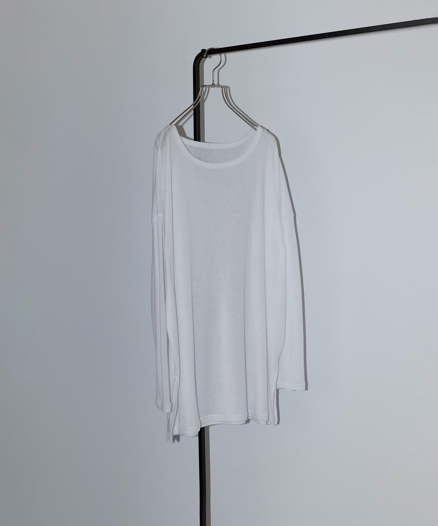 vieux by MAISON BREEZE シアー 透け感 Tシャツ ロンT トップス 長袖 Sheer long sleeve Tee  （ホワイト） ホワイト