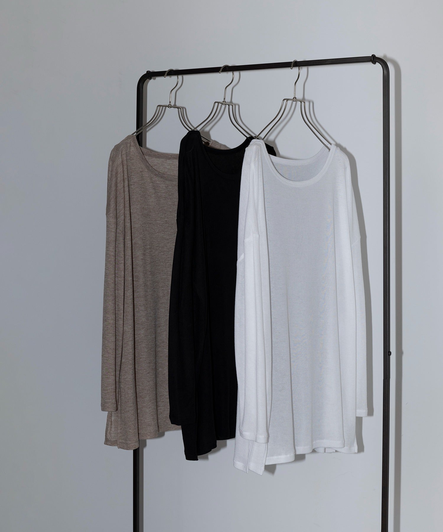 vieux by MAISON BREEZE シアー 透け感 Tシャツ ロンT トップス 長袖 Sheer long sleeve Tee  （ホワイト） ホワイト