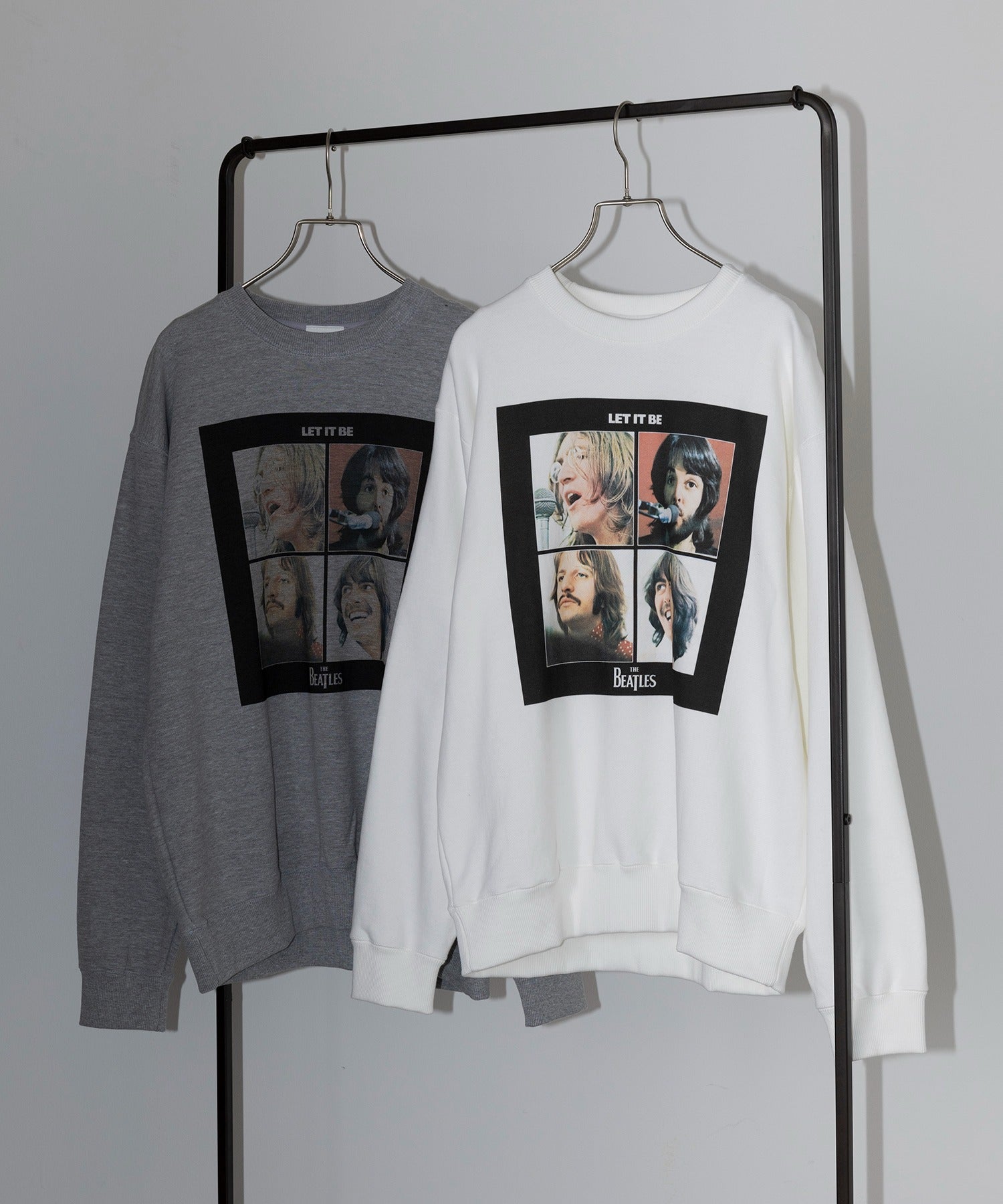 vieux by MAISON BREEZE トップス スウェット ザ・ビートルズ vintage print sweatshirt THE BEATLES （ホワイト系1） ホワイト系1
