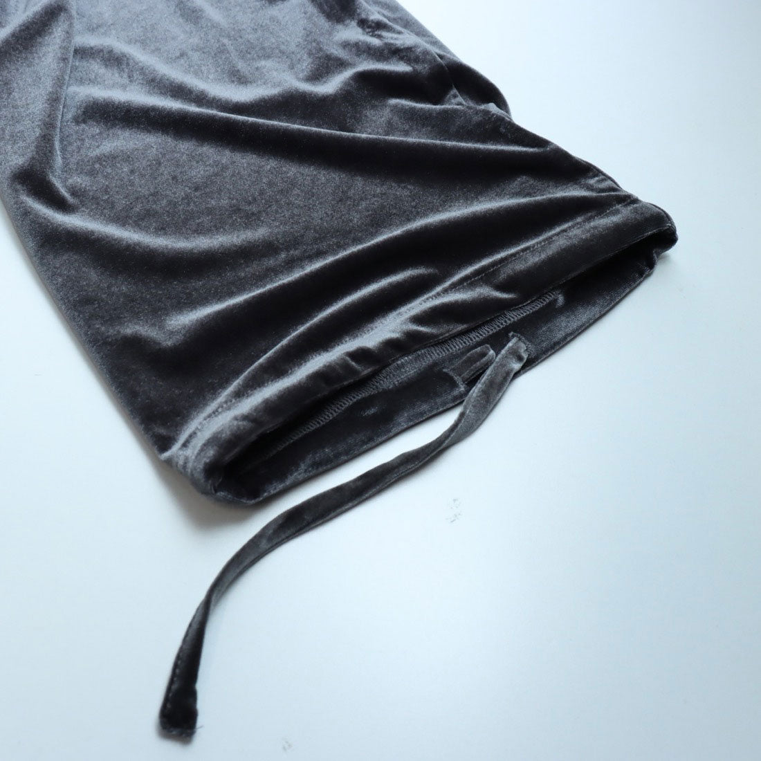vieux by MAISON BREEZE イージーパンツ ベロア パンツ ウエスト紐 無地 ベロアパンツ Easy velour pants （ライトベージュ） ライトベージュ