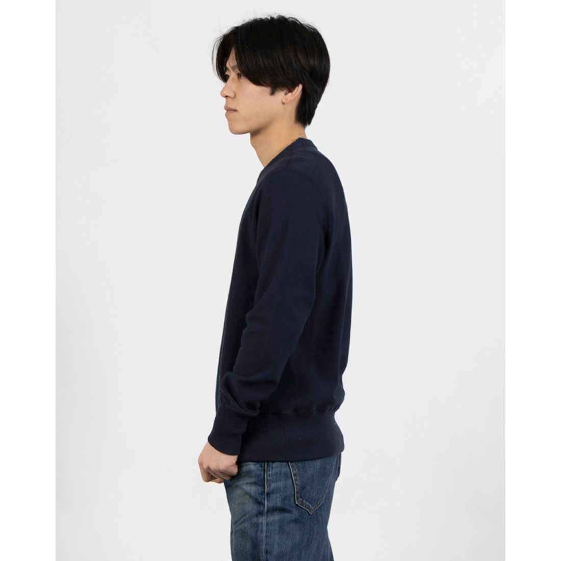 ヴィクトリアアスレチックス VICTORIA ATHLETICS VICTORIA ATHLETICS REVERS-GRAIN CREW NECKヴィクトリアアスレチックス リバースグレイン クルーネック （ネイビー） ネイビー