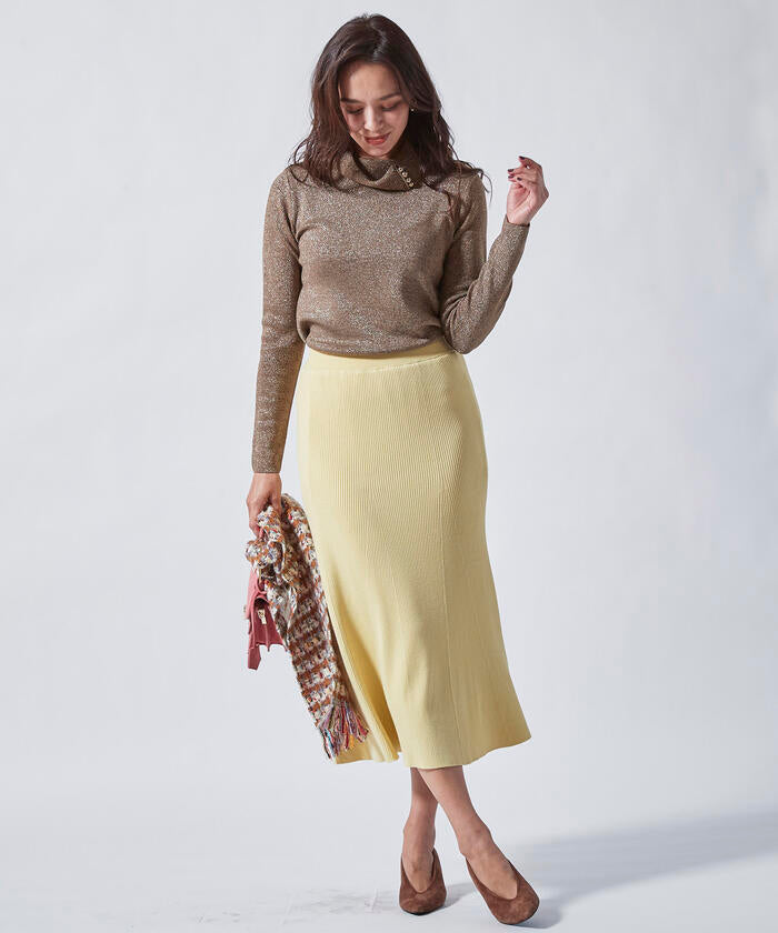 Viaggio Blu 【Viaggio Blu】SUNNY14G RIB Flared Skirt