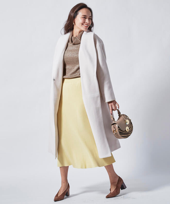 Viaggio Blu 【Viaggio Blu】SUNNY14G RIB Flared Skirt