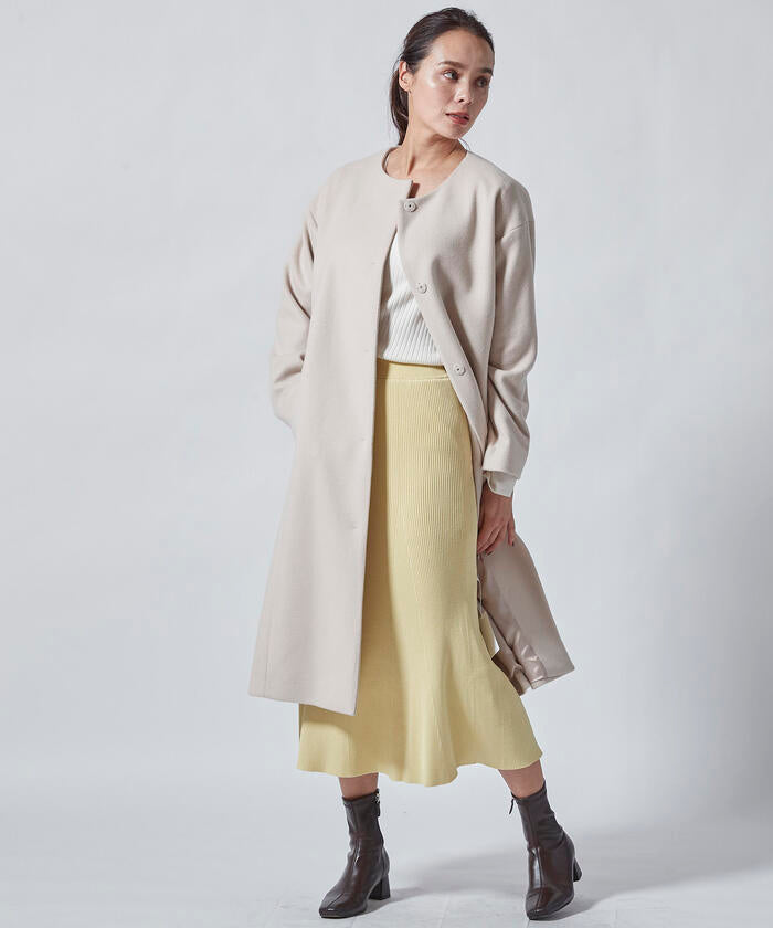 Viaggio Blu 【Viaggio Blu】SUNNY14G RIB Flared Skirt